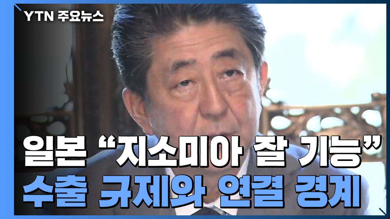 日, "수출 규제·지소미아는 별개"...경계 분위기 역력 / YTN