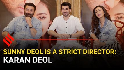 Sunny Deol is a strict director: Karan Deol