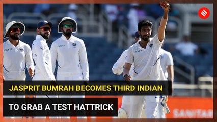 Jasprit Bumrah becomes third Indian to grab a Test hattrick