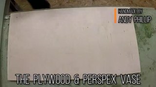 Woodturning - The Plywood and Perspex Vase - RocklerPlywoodChallenge