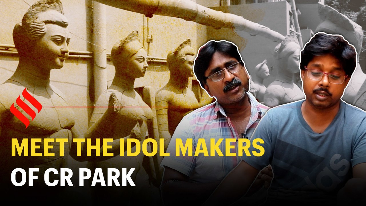 Durga Puja: Watch how these sculptors bring Goddess Durga to life