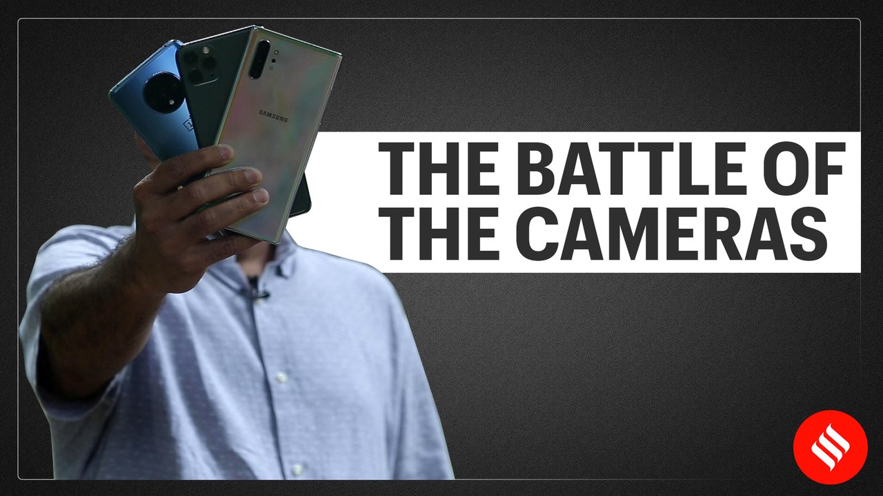 iPhone 11 Pro Max, OnePlus 7T and Samsung Galax...