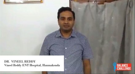 Dr Vineel Reddy On Balance Disorders
