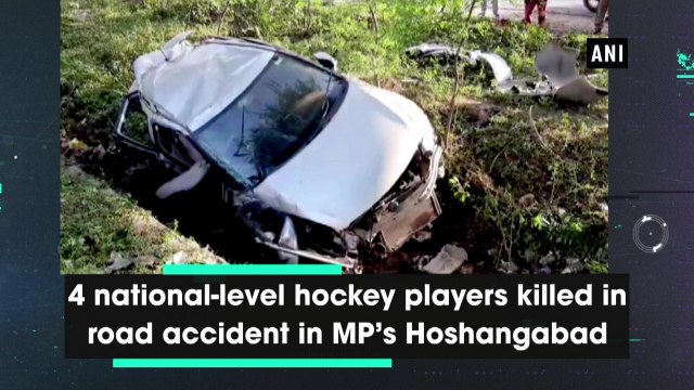 4 national-level hockey players killed in road accident in MP's Hoshangabad