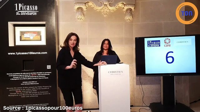 Elle a remporté avec un ticket de 100 euros un Picasso d’une valeur de 1 millions d’euros !