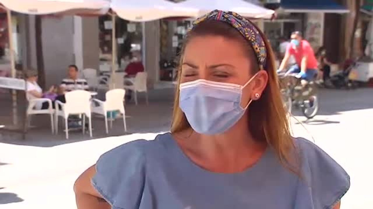 Una mala combinación: calor y mascarilla