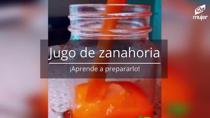 Aprende a preparar zumo o jugo de zanahoria