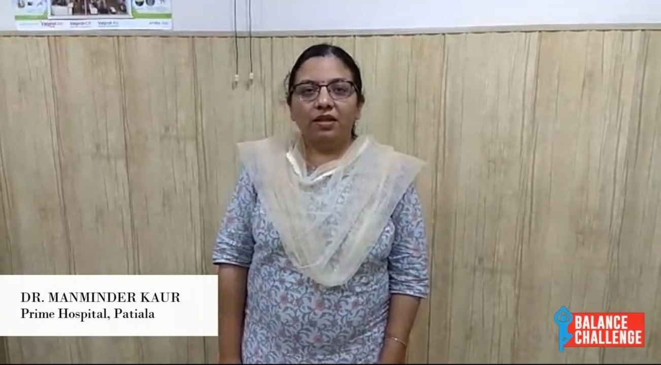 Dr Manmindar kaur On Balance Disorders