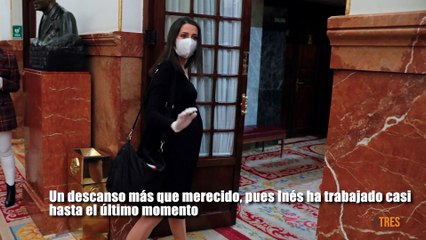 Inés Arrimadas da la bienvenida a su primer hijo