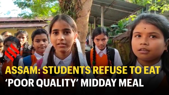 Assam: Students refuse to eat ‘poor quality’ midday meal served by NGOs in Silchar