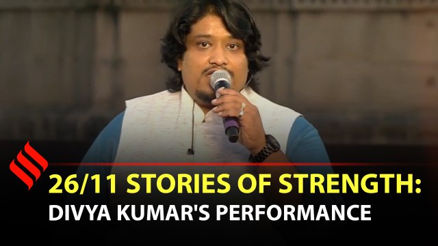 Divya Kumar performs with Navy band on 26/11 Stories of Strength event