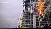Chemical tanker crew jump into river to escape after ship explodes in China