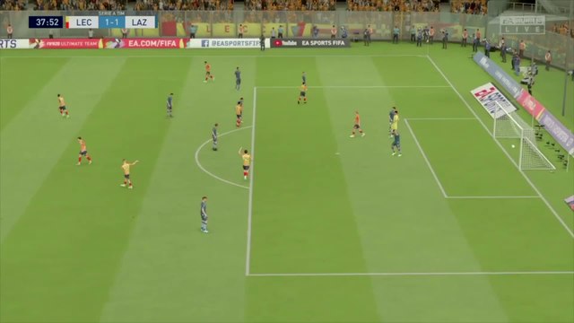 US Lecce - Lazio Rome sur FIFA 20 : résumé et buts (Serie A - 31e journée)