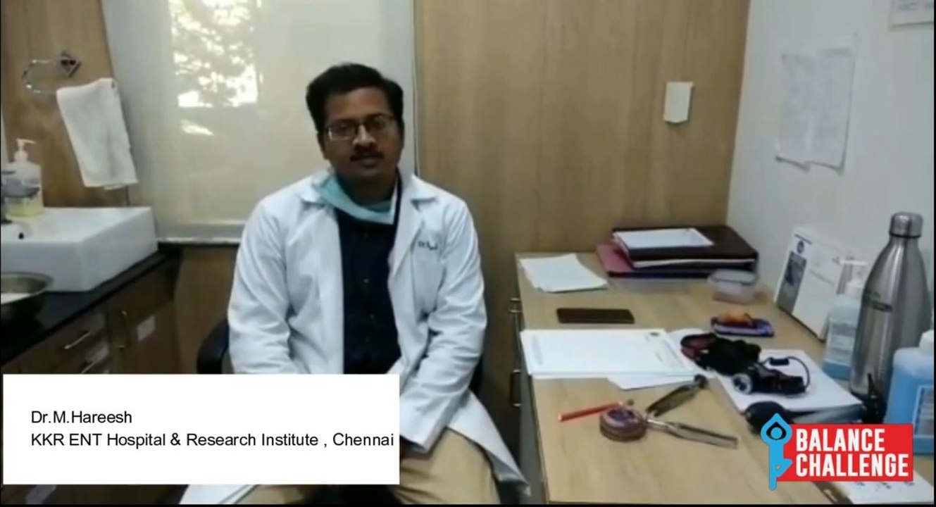 Dr.M.Hareesh On Balance Disorders