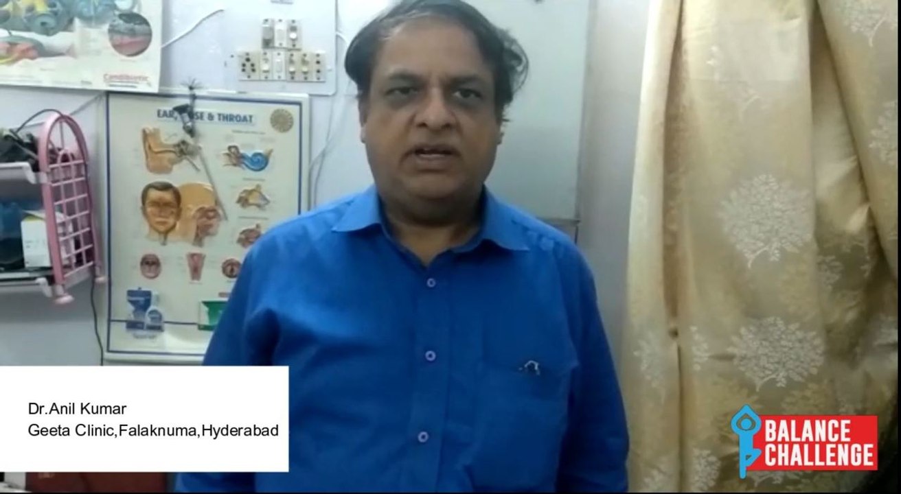 Dr Anil Kumar On Balace Disorders