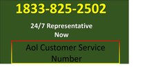 Aol customer executive care number 18338252502