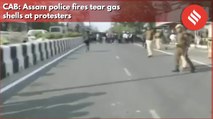 CAB: Assam police fires tear gas shells at protesters