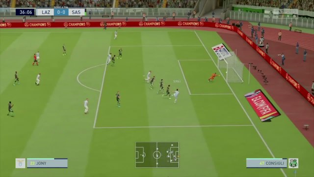 Lazio Rome - U.S. Sassuolo sur FIFA 20 : résumé et buts (Serie A - 32e journée)