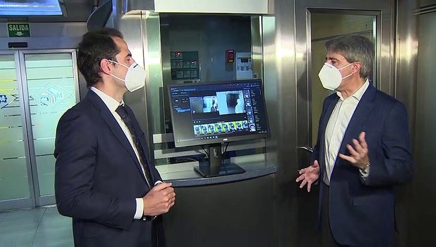 Metro instala una cámara térmica para medir la temperatura de los trabajadores