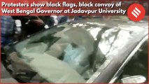 Protesting students block convoy of WB Governor at Jadavpur University