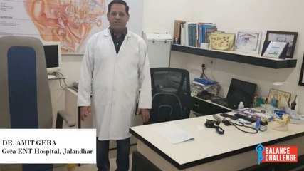 Dr Amit Gera On Balance Disorders