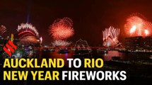 Auckland to Rio, Major cities welcome new year with fireworks