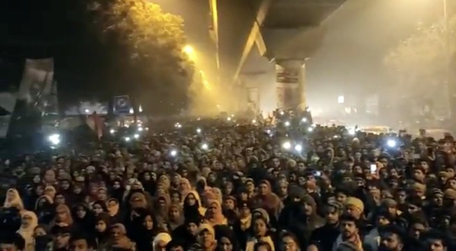 Anti-CAA protesters at Jamia ring in new year with national anthem