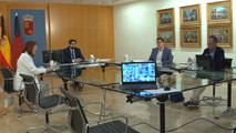 López Miras se reúne con alcaldes para coordinar actuaciones de Covid-19