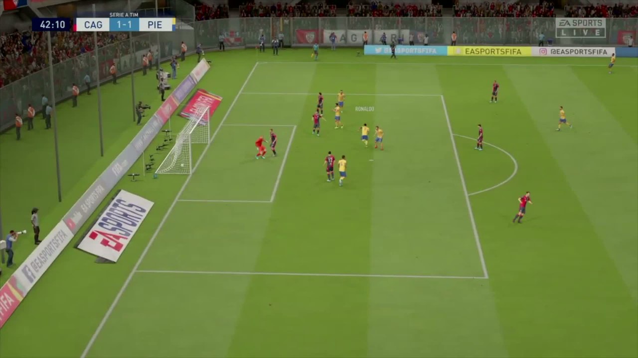 Cagliari Calcio - Juventus Turin  sur FIFA 20 : résumé et buts (Serie A - 37e journée)