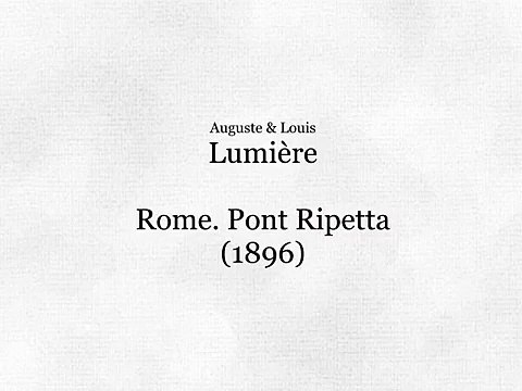 Rome, pont Ripetta (Roma, puente Ripetta) [1896]