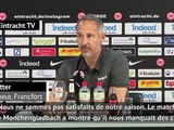 27e j. - Hütter, coach de Francfort, refuse de parler de crise