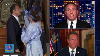 Andrew Cuomo Can’t Contain His LAUGHTER as Brother Chris MOCKS His Coronavirus Test (Exclusive)