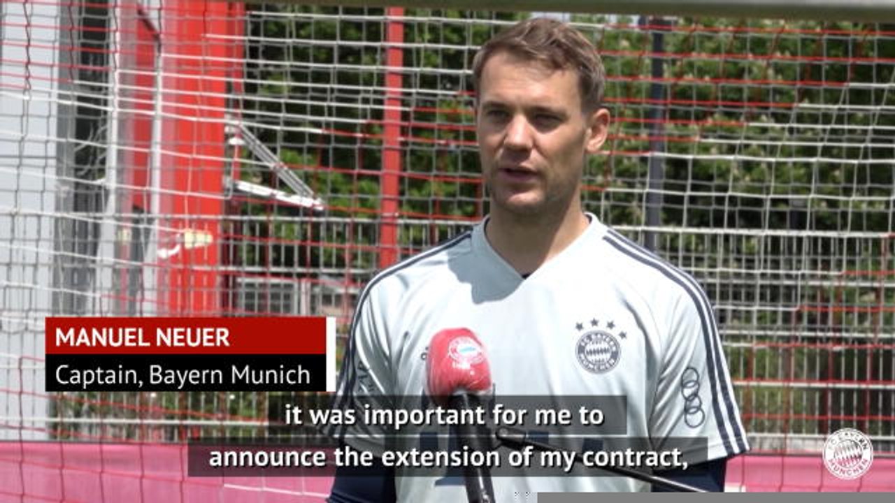 Neuer delighted to continue Bayern journey after contract extension