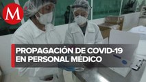 Reportan 15 muertos y 717 contagios por coronavirus en personal médico de Tabasco
