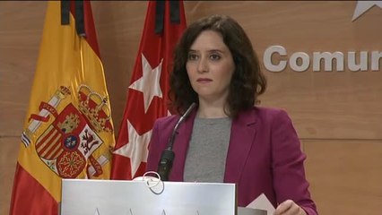 Ayuso descarta pedir un pase anticipado de Madrid a la fase 2