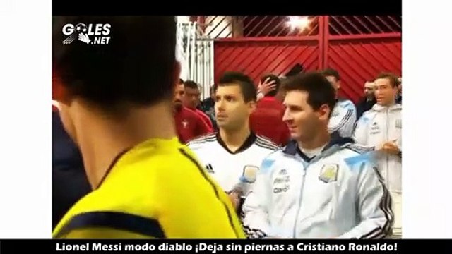 Lionel Messi modo diablo ¡Deja sin piernas a Cristiano Ronaldo!
