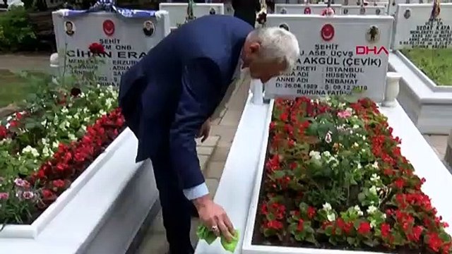 Bayram öncesi mezarlık ziyareti