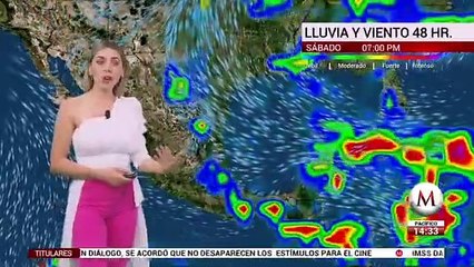 Jessica de Luna nos da el pronóstico del tiempo para este viernes 22 de mayo