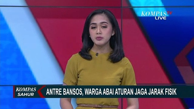 Demi Bansos, Warga Abaikan Protokol Kesehatan