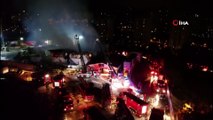 İstanbul Finans Merkezi şantiyesinde yangın çıktı
