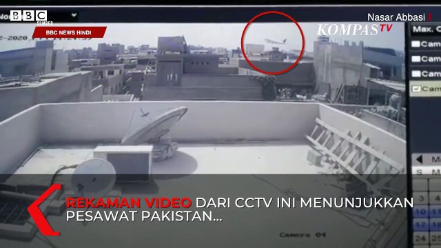 Video Detik-Detik Jatuhnya Pesawat Pakistan