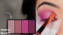 Drugstore Makeup Tutorial _ Blush Palette Eye   Face & Lips