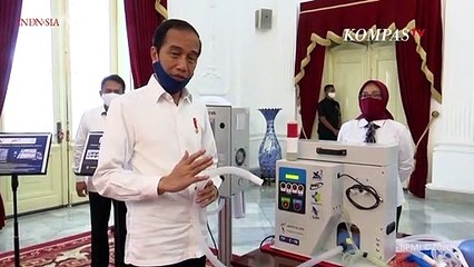 Jokowi Pamer Alat Kesehatan Karya Anak Negeri