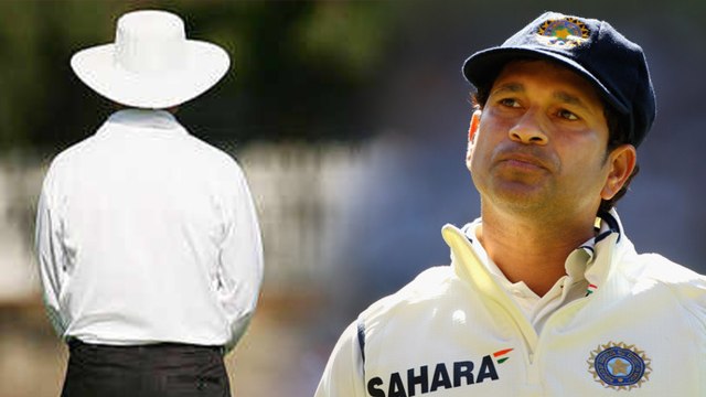 Sachin Tendulkar recalls poor umpiring in a match against Windies