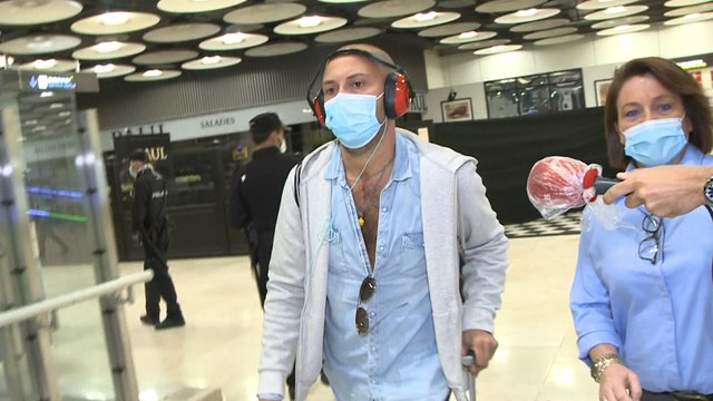 Llegada de José Antonio Avilés a Madrid tras Supervivientes