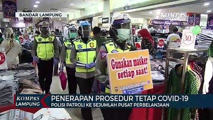 Polisi Himbau Terapkan Protap Covid-19 di Pusat Perbelanjaan