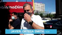 Ortega Smith acude a la manifestación de Vox en Castellana
