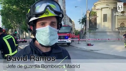 Colapsa la cúpula de un edificio en Madrid sin causar heridos