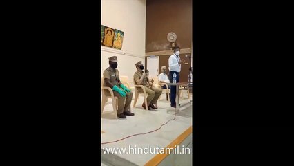 இலங்கை தமிழர்கள் குடும்பத்தினருக்கு சென்னை பெருநகர காவல்துறை ஏற்பாட்டில் கொரோனா நிவாரண உதவிகள் வழங்கப்பட்டது