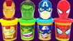 Play Doh Marvel Avengers with Iron Man Hulk Captain America and Kitchen Creations Molds Surprise Toy